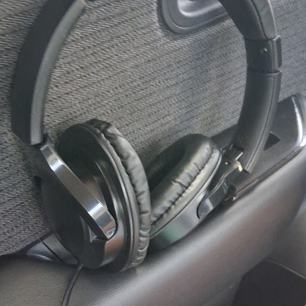 Black On-Ear Headphones